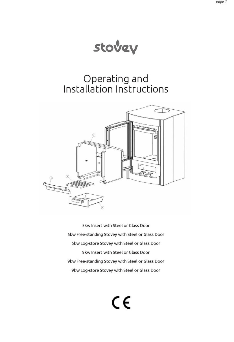 Stovey 5i Operating and installation instructions Stovey 5i Operating and installation instructions