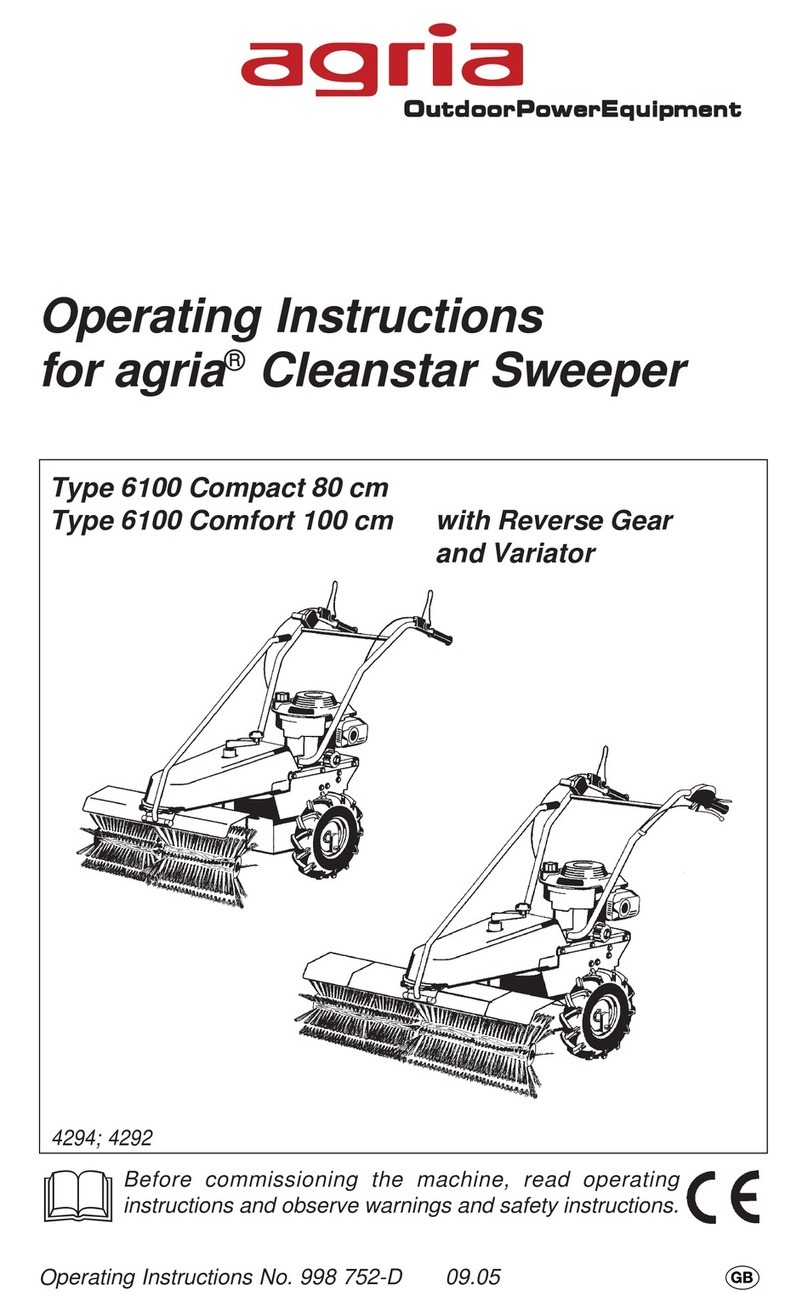 Agria 6100 compact operating instructions