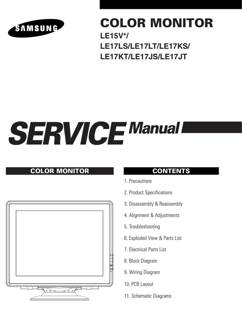 Samsung LE15V series User manual Samsung LE15V series User manual