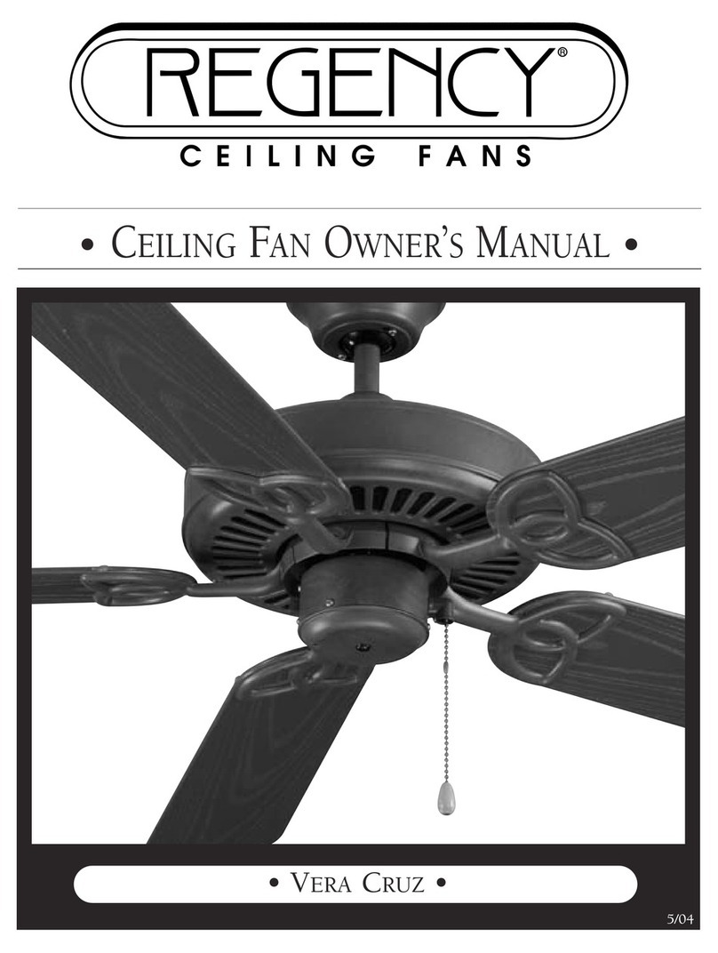 Regency VERA CRUZ owner's manual