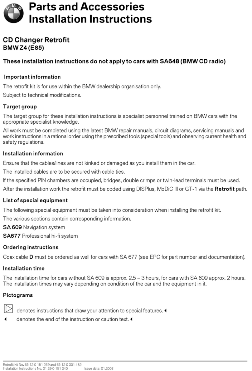 BMW 65 12 0 151 239 User manual