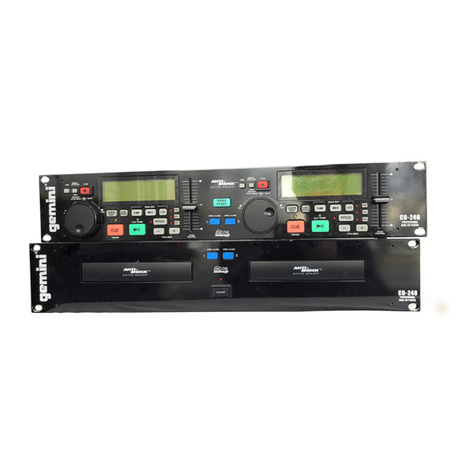 Gemini CD-240 User manual