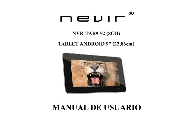 Nevir NVR-TAB9 S2 user manual