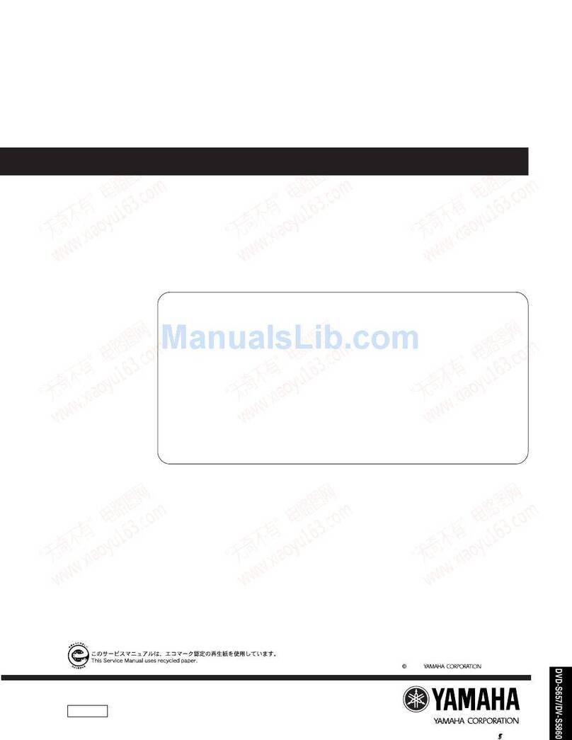 Yamaha SV-S5860 User manual