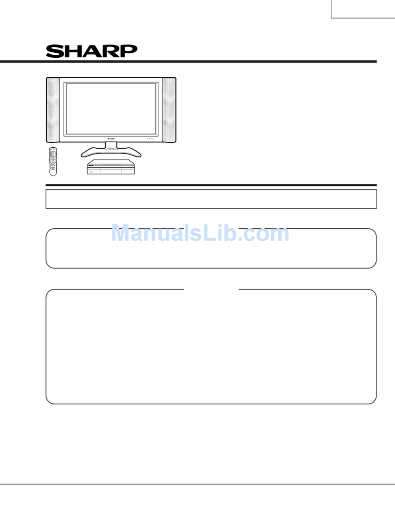 Sharp AQUOS LC-37HV4E User manual