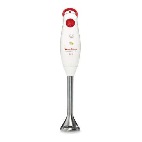 Moulinex turbomix plus User manual
