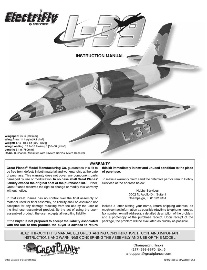 GREAT PLANES L-39 instruction manual GREAT PLANES L-39 instruction manual