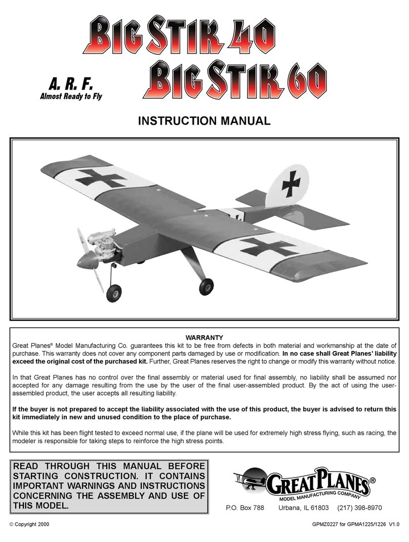 GREAT PLANES Big Stir 40 User manual
