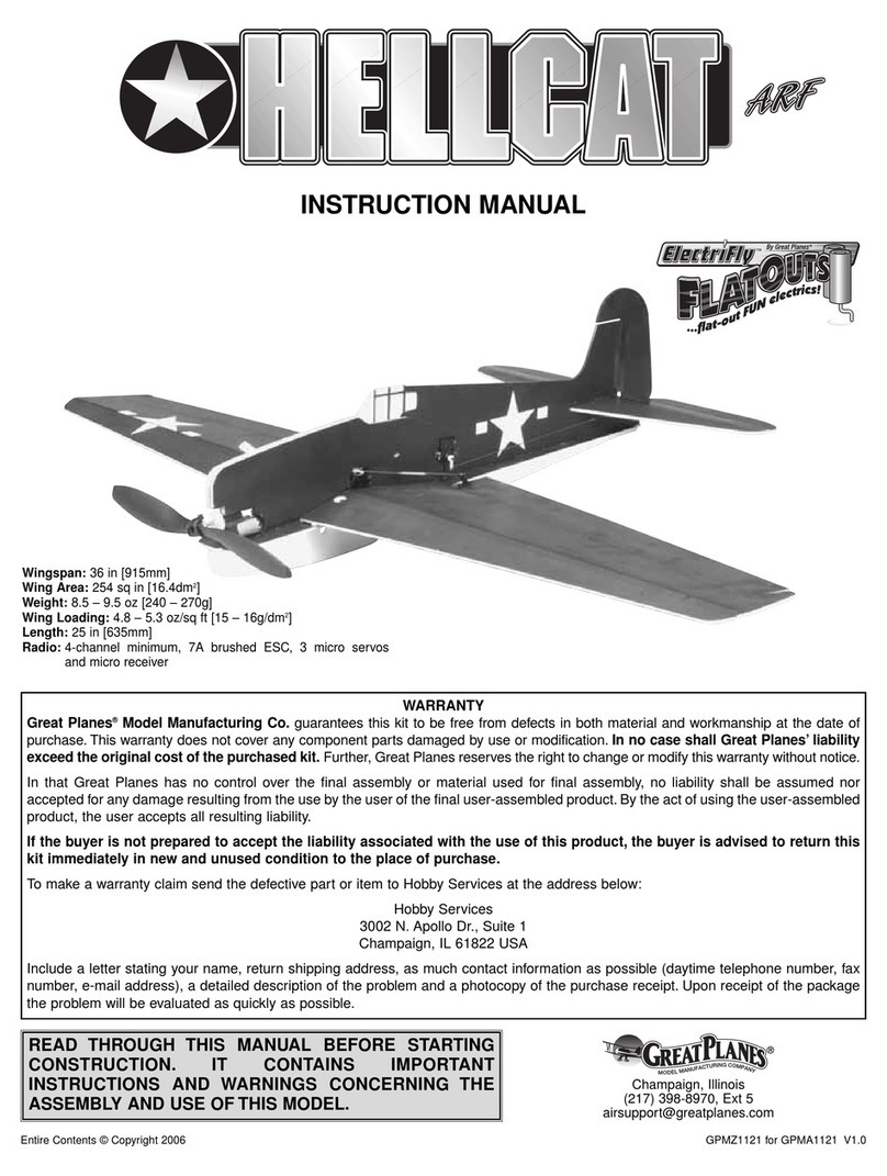 GREAT PLANES helicat instruction manual