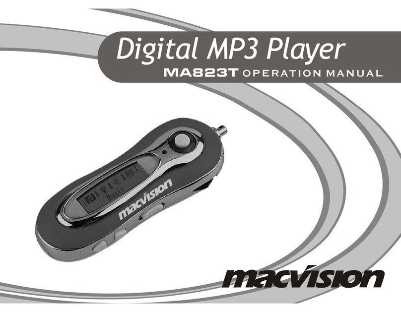 Macvision MA823T User manual