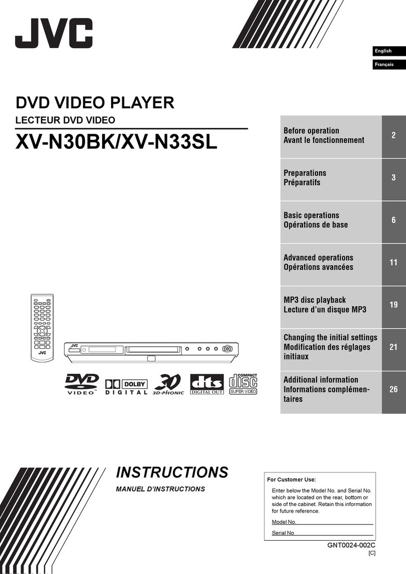JVC XV-N30BK User manual