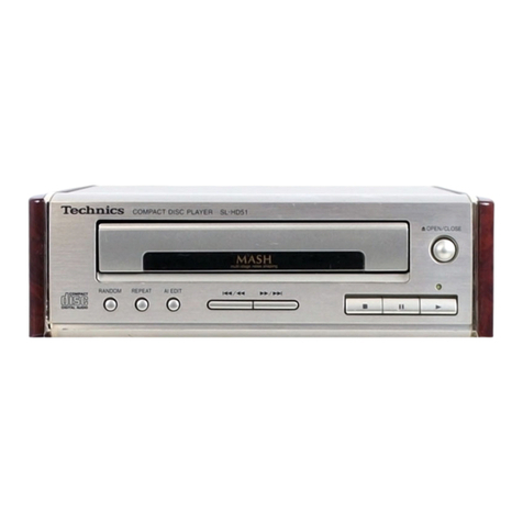 Technics SL-HD51 Service manual