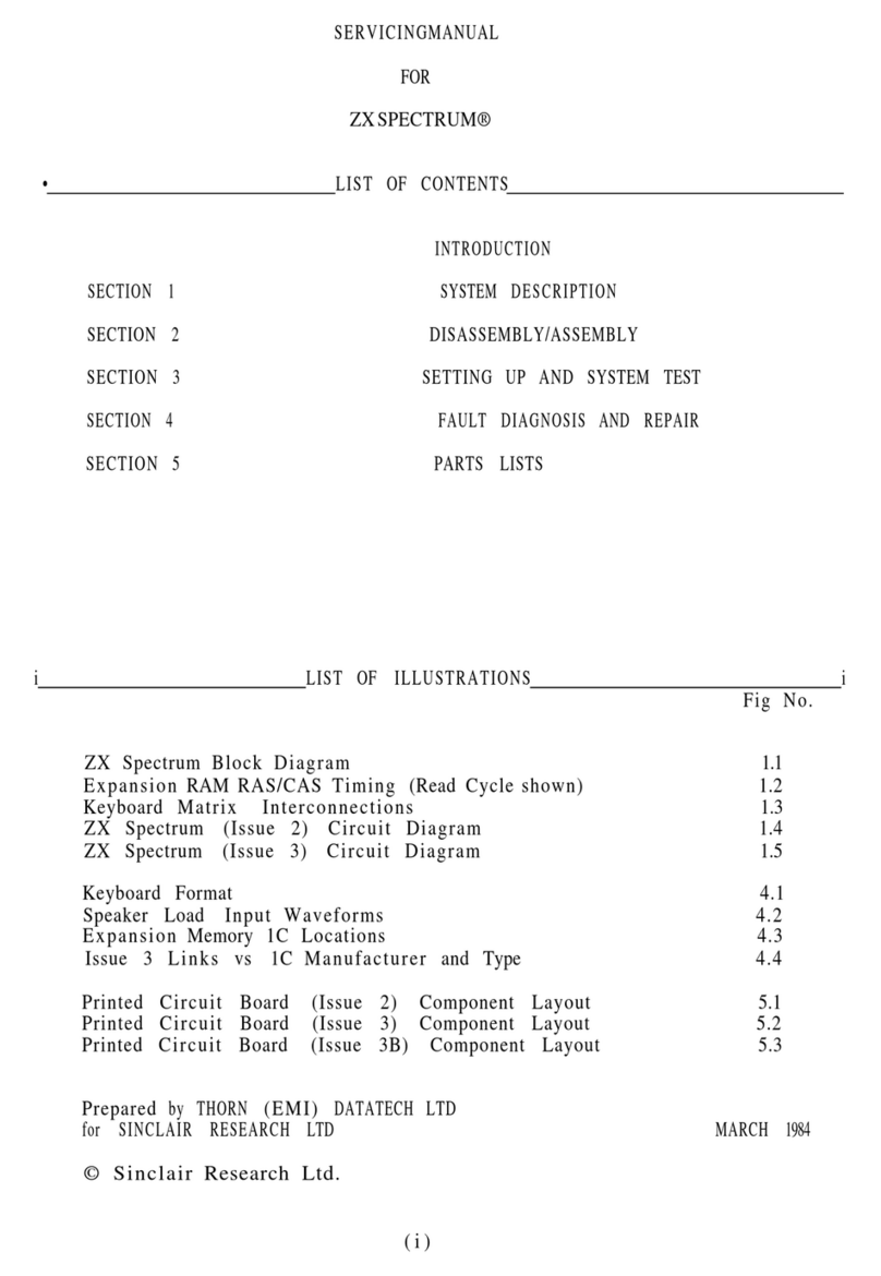 Sinclair Research ZX Spectrum User manual