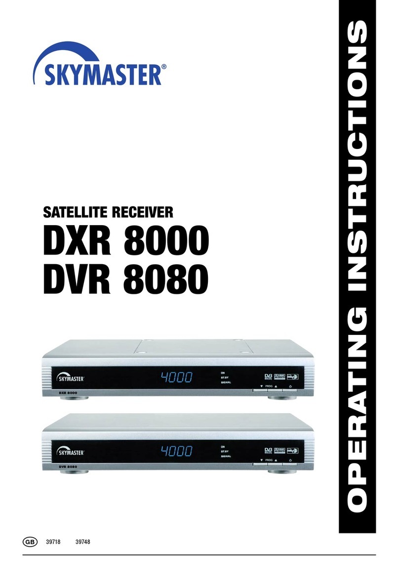 Sky Master DXR 8000 User manual