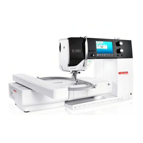 Bernina B 580 User manual