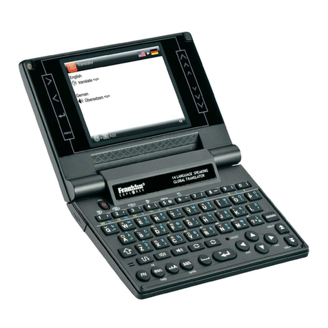 Franklin Explorer EST-7014 user guide