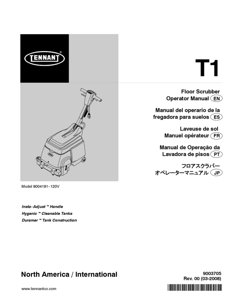 Tennant T1 Operator's manual