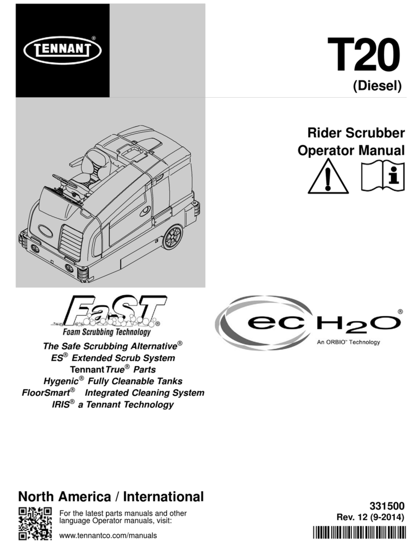 Tennant T20 LPG Operator's manual