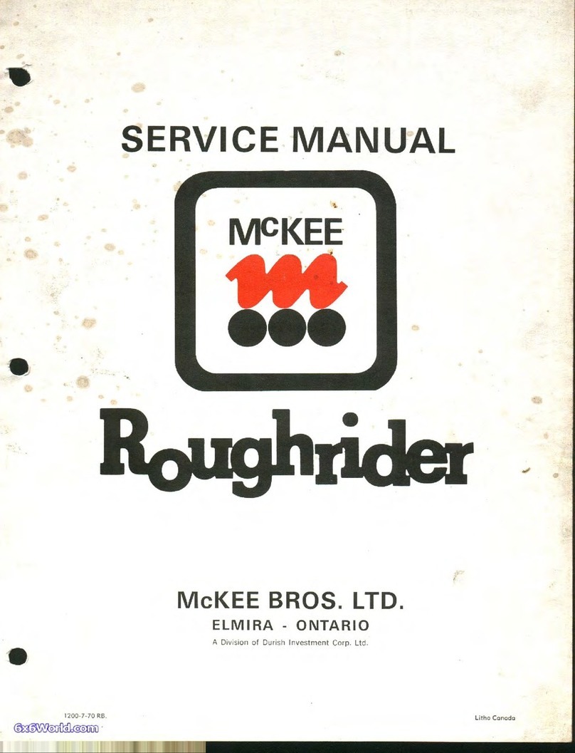McKee Roughrider Service manual McKee Roughrider Service manual