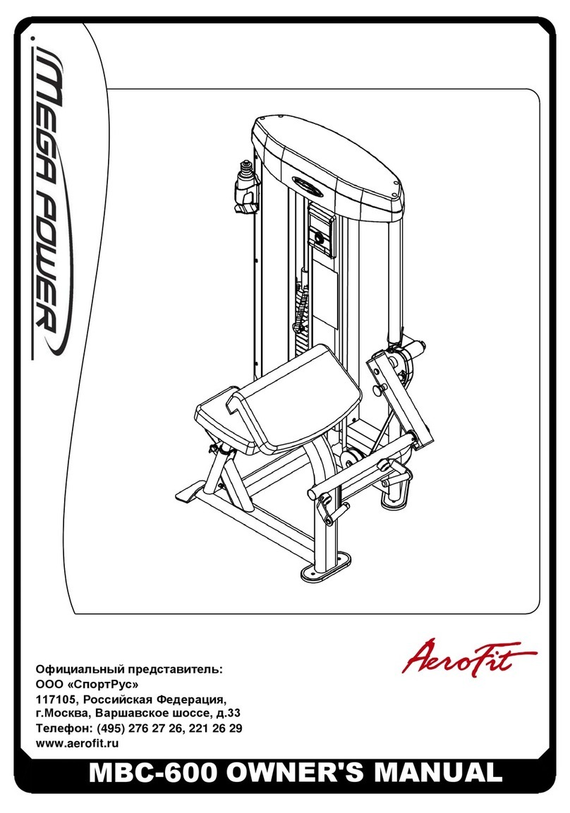 Aerofit Mega Power MBC-600 User manual