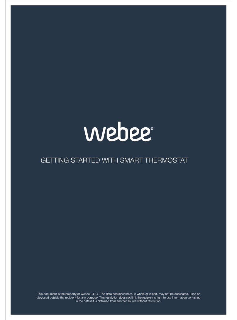 Webee Smart Thermostat Getting started