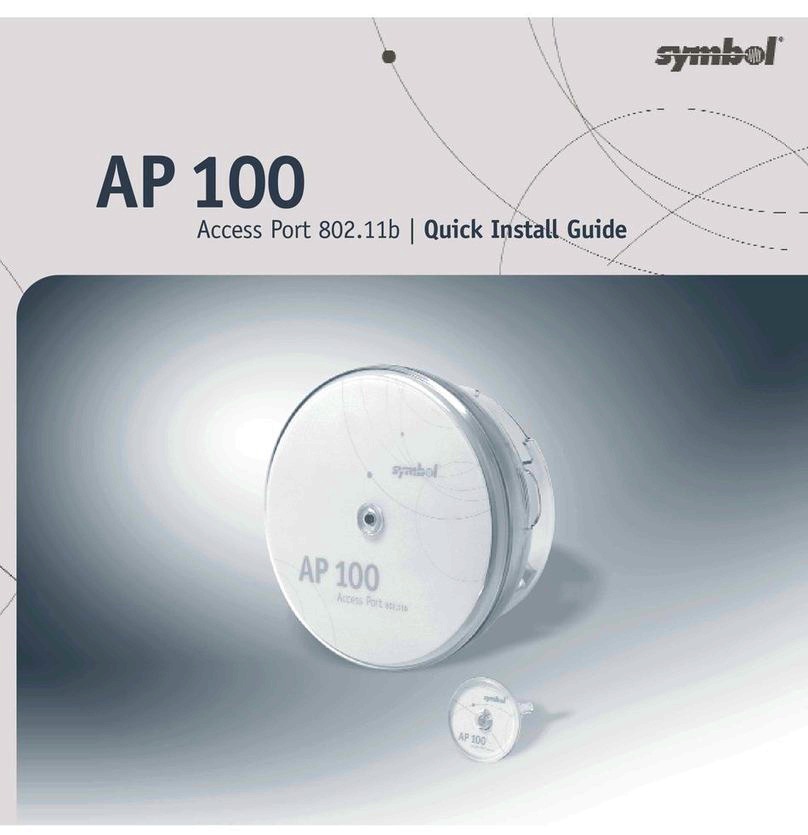 Symbol AP 100 User manual