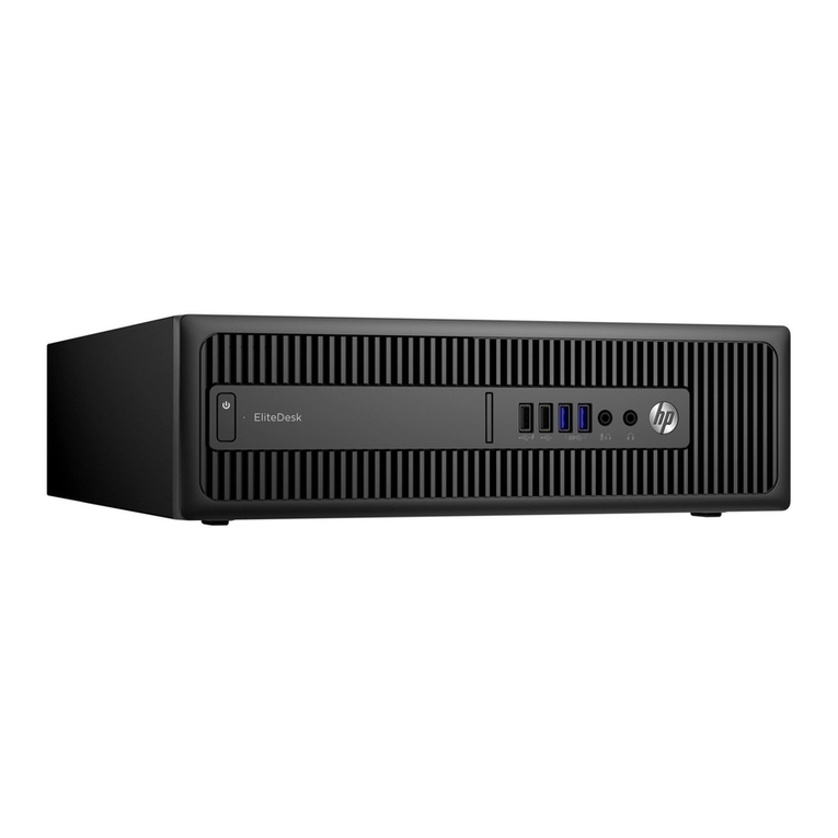 HP EliteDesk 800 G2 Desktop Mini Manual