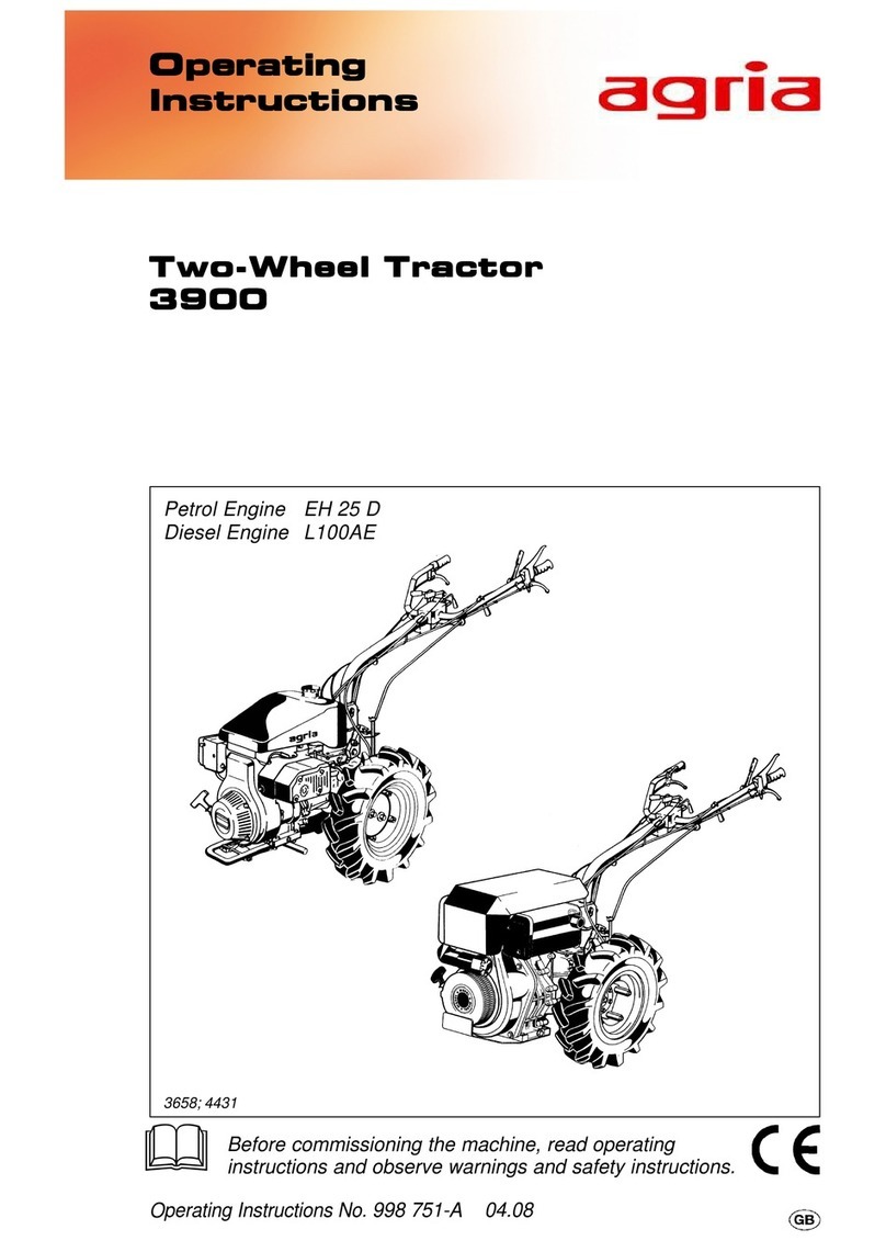 Agria 3900 operating instructions
