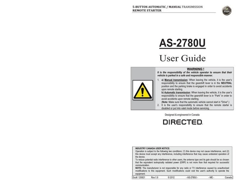 Smart Start AS-2780U user guide