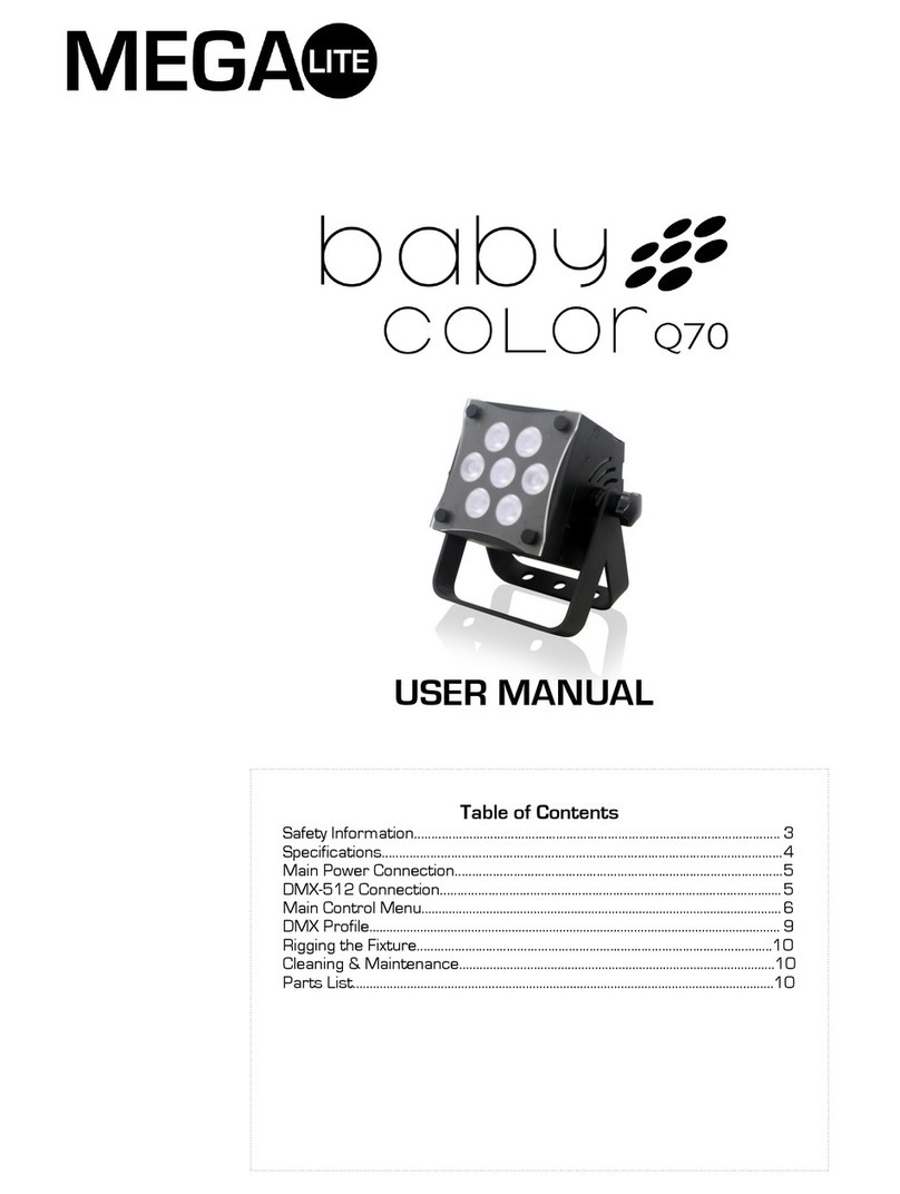 MegaLite 4035 Baby Color Q70 user manual
