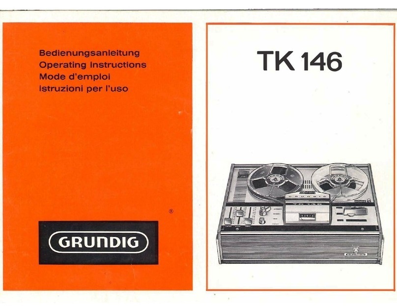 Grundig TK 146 User manual