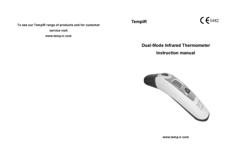 TempIR Dual-Mode Infrared Thermometer User manual