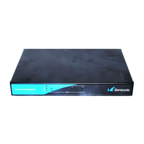 Barracuda Networks F10 User manual