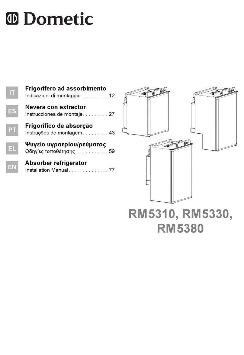 Dometic RM 5310 installation manual