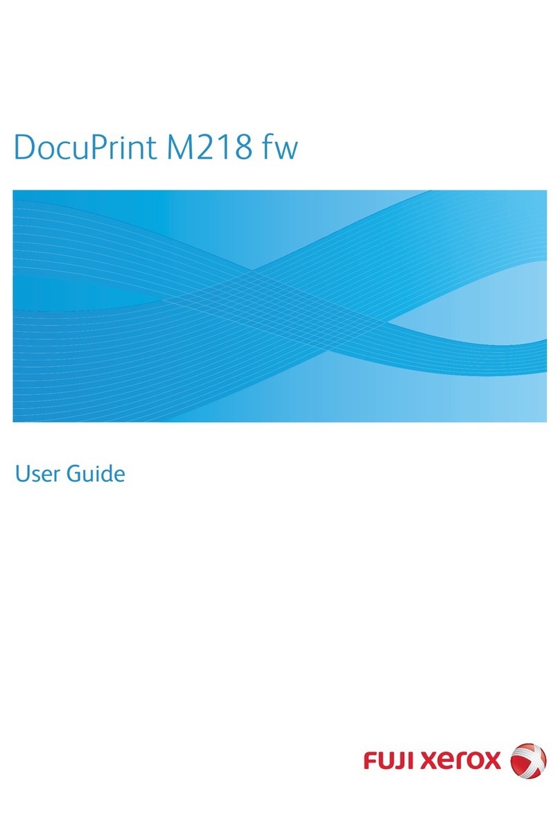 Fuji Xerox DocuPrint M218 fw User manual Fuji Xerox DocuPrint M218 fw User manual