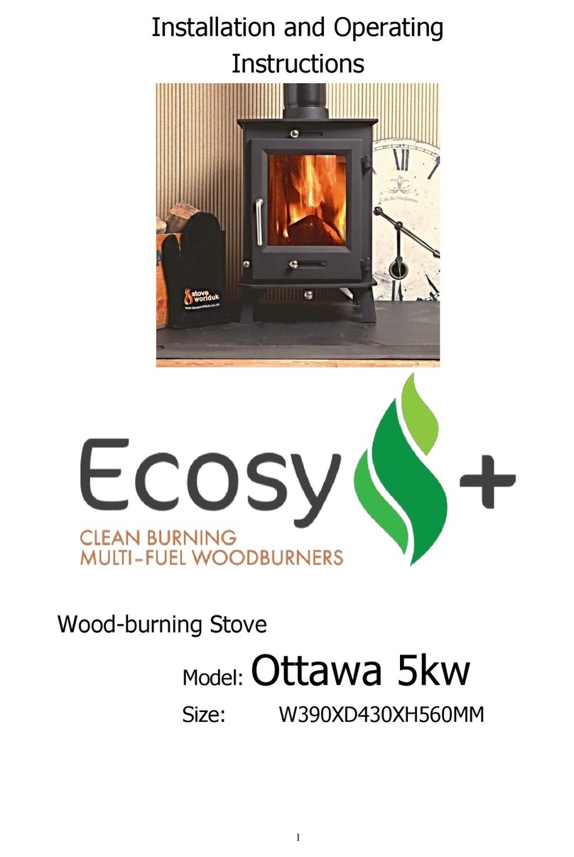 Ecosy+ Ottawa 5kw Installation and operating instructions