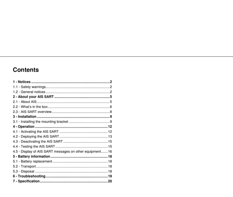jotron AIS SART User manual