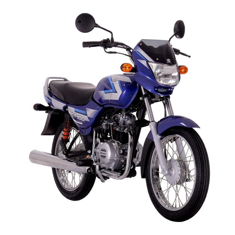 Bajaj CT-100 User manual
