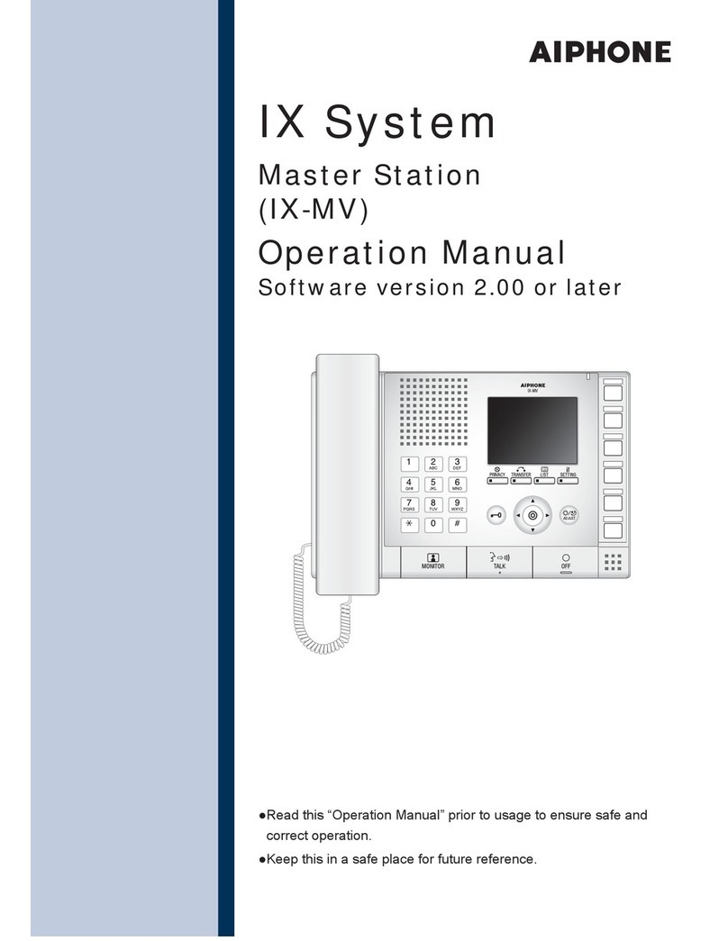Aiphone IX System User manual