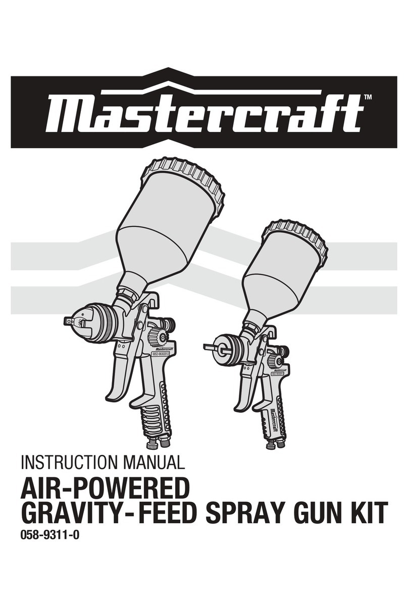 MasterCraft Air-Powered Gravity-Feed User manual