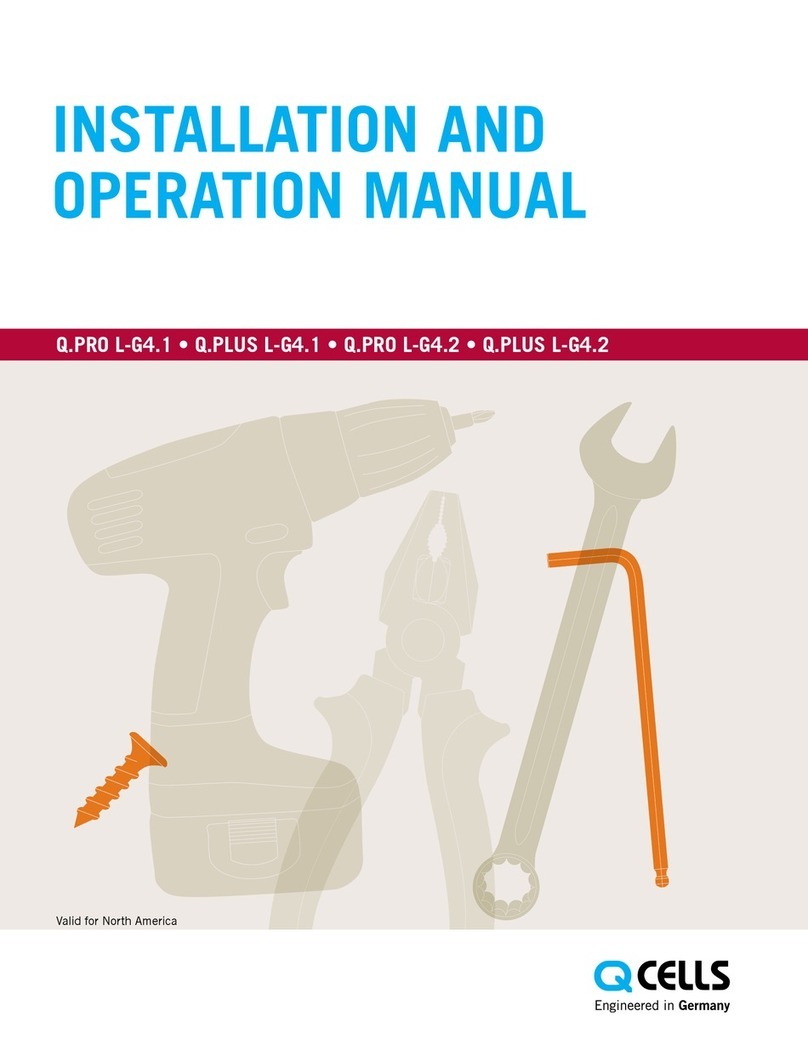 Qcells Q.PRO L-G4.1 Installation and operation manual