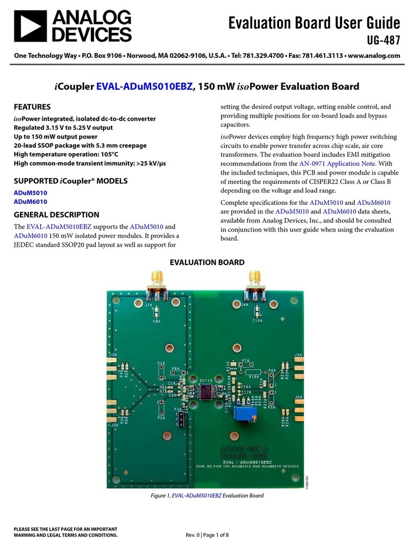 Analog Devices EVAL-ADuM5010EBZ User manual