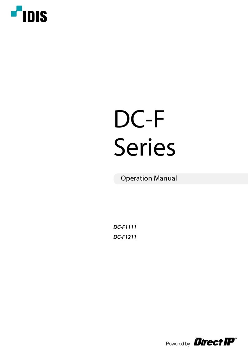 Idis DC-F1211 Operation manual