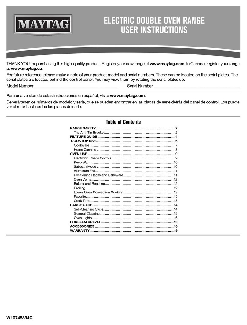 Maytag W10748894C User manual