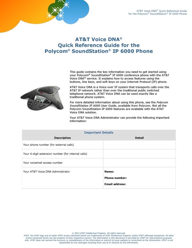 Polycom SoundStation 6000 User manual