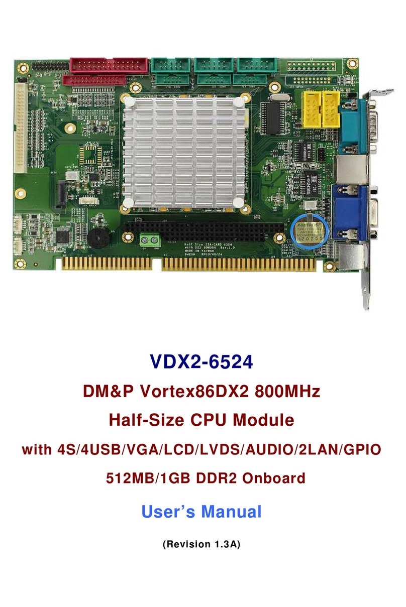 ICOP Technology VDX2-6524 user manual