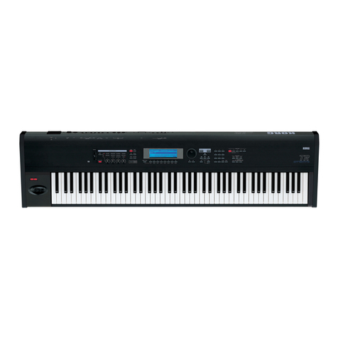 Korg TR88 User manual