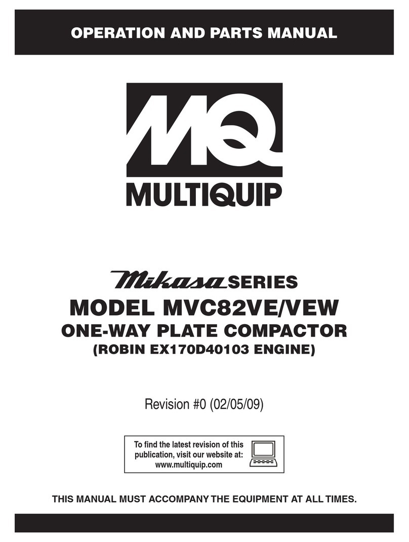 MULTIQUIP Mikasa MVC82VE Guide