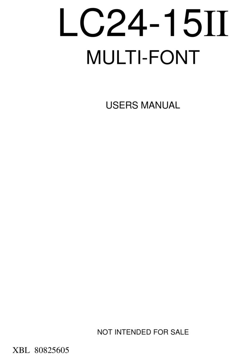 Star Micronics LC24-15II user manual