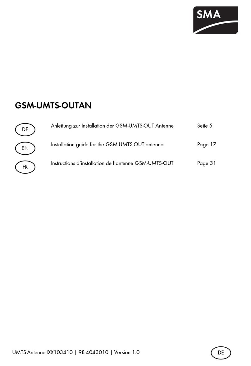 SMA GSM-UMTS-OUTAN installation guide